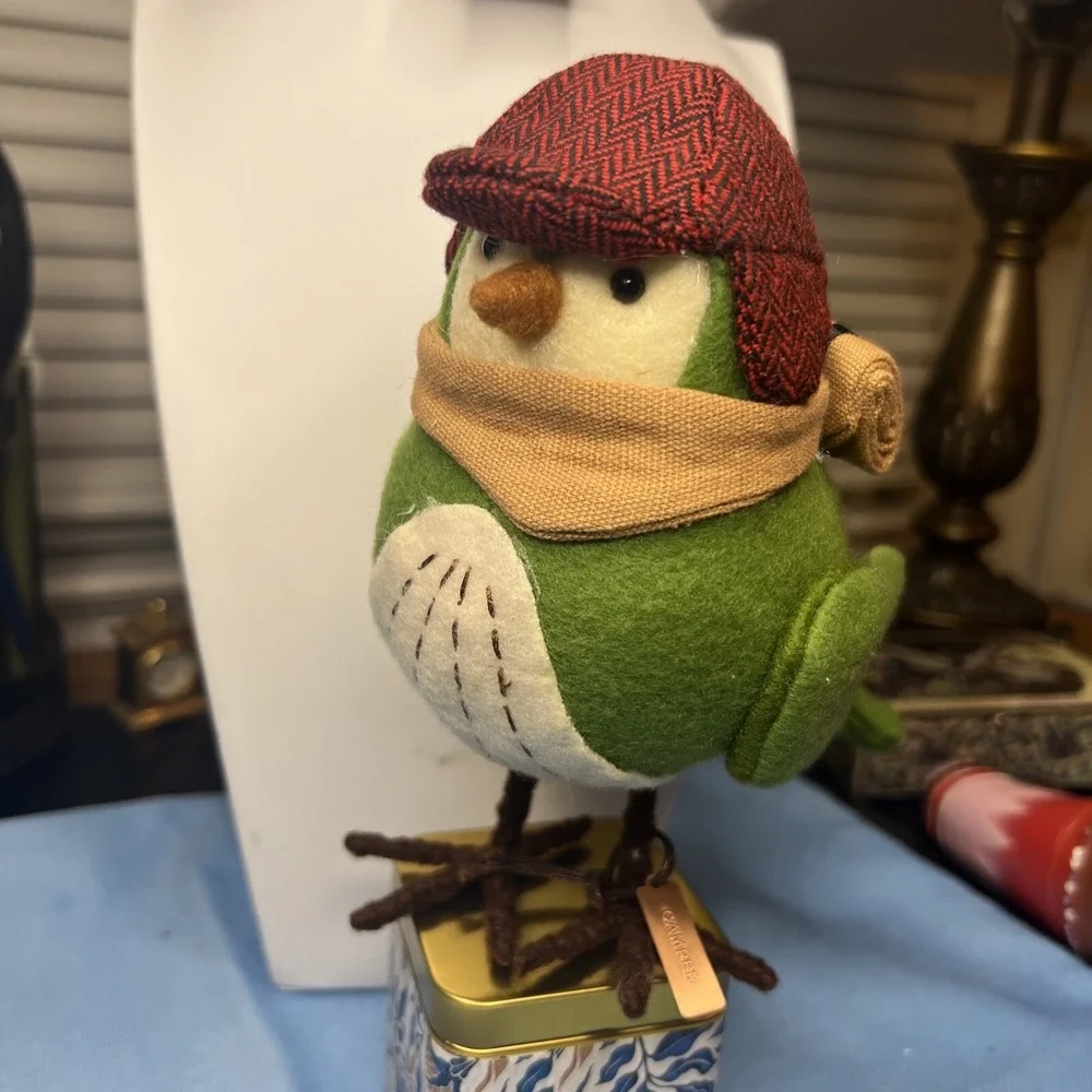 Target Felt CAMPER Bird 2016 Green Featherly Friends Fall Christmas Wondershop